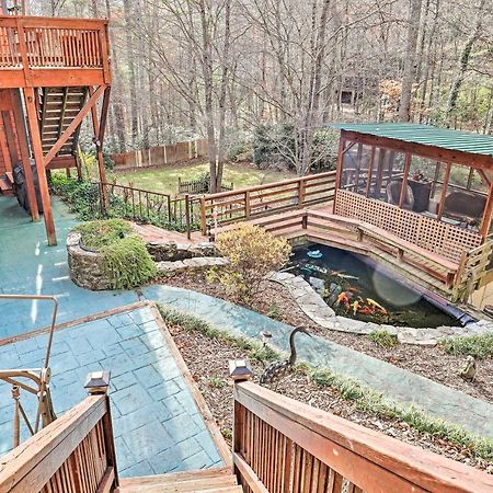 Asheville Mountain Getaway With Patio And Koi Pond! Dış mekan fotoğraf