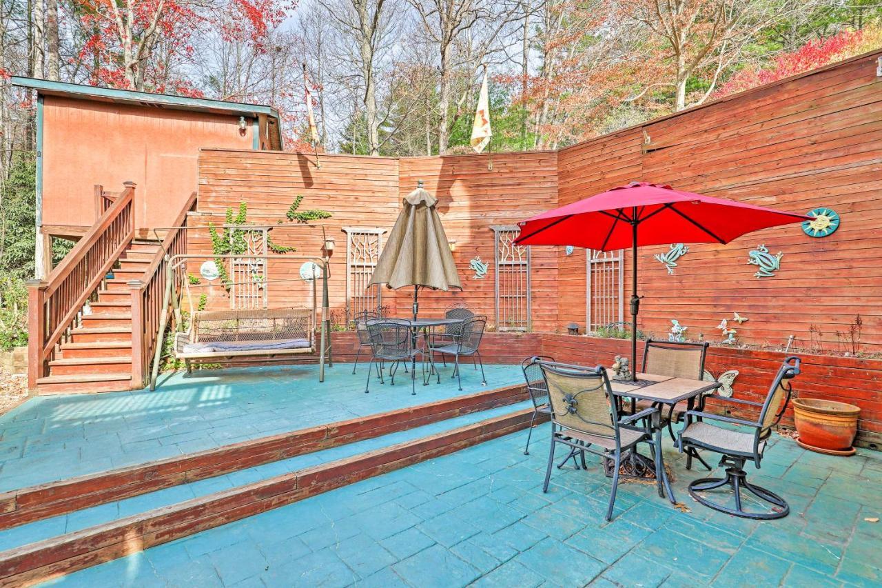 Asheville Mountain Getaway With Patio And Koi Pond! Dış mekan fotoğraf